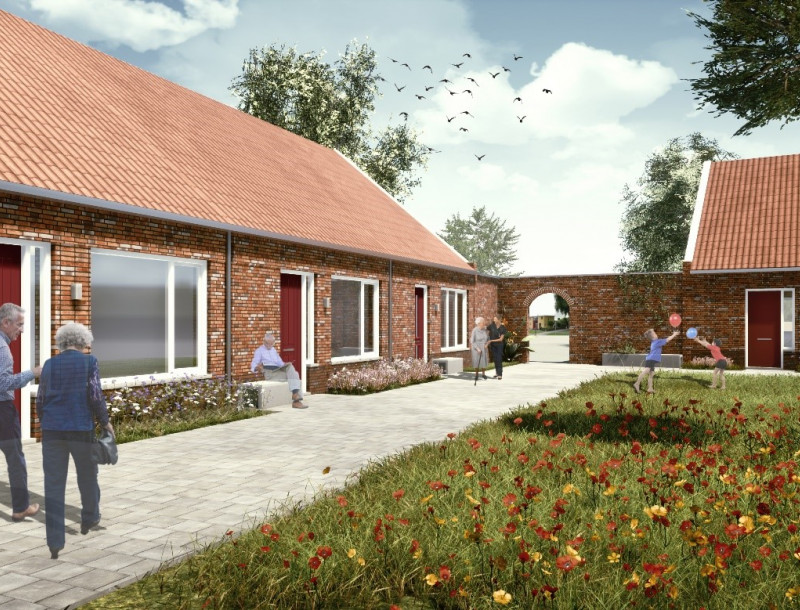 Bouw 51 eigentijdse huizen voor De Voorde van start